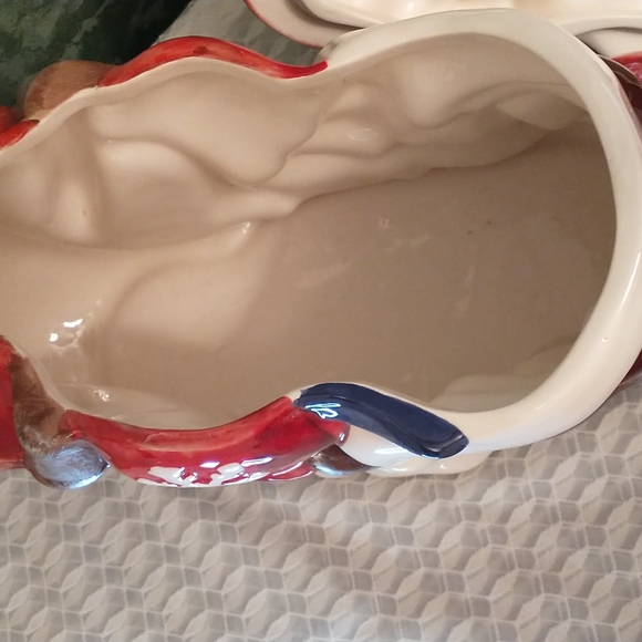 Sorelle- "Snowman riding a motorcycle" Large Cookie Jar - A31 - Picture 7 of 9